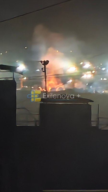 דווח כי שריפה פרצה ליד מפעל מתכות בליפצק בעקבות תקיפה.