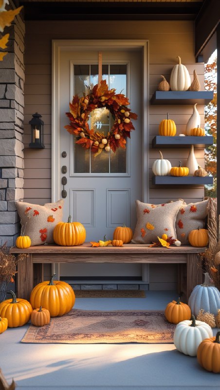 Fall Decor Ideas Autumn is finally here, and decorating your home can make this time of the year really special. Here is what you could do - Use na... - изображение 2 - decor, here, fall