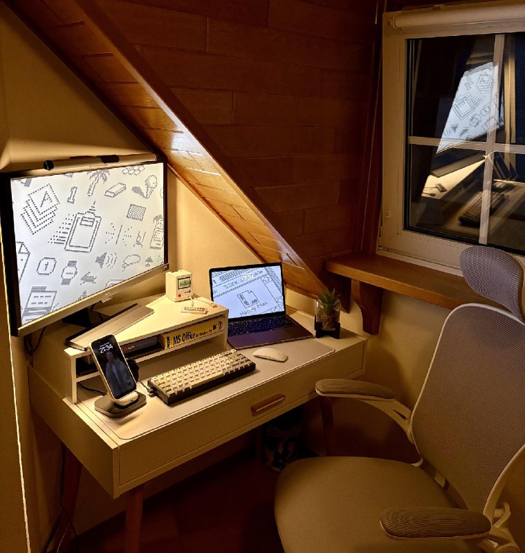 Cozy Mini Workstation Extra Shots As promised, here are the extra shots of the mini workstation setup and the shot of the original space. 3D Do you... - изображение 1 - mini, workstation, extra