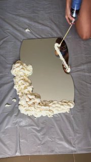 Зеркало, за которое в шоуруме попросили бы ползарплаты Смотрю и думаю вот он эффект вау, который можно сделать самой, без дизайнерских чеков и слож... - изображение 6 - зеркало, которое, самой