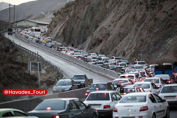 حوادث فوری ⚠️: ترافیک سنگین در کندوان؛ انسداد مسیر از مرزنآباد از ساعت ۱۷رئیس پلیس راه مازندران:🔹ترافیک ورودی در محور کندوان در محدوده