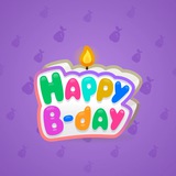 B-Day Candle #61