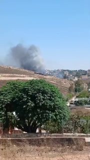 דחוף: כוחות הכיבוש שורפים בתים בעיירה זוותאר שבמזרח לבנון, דרומית ללבנון.