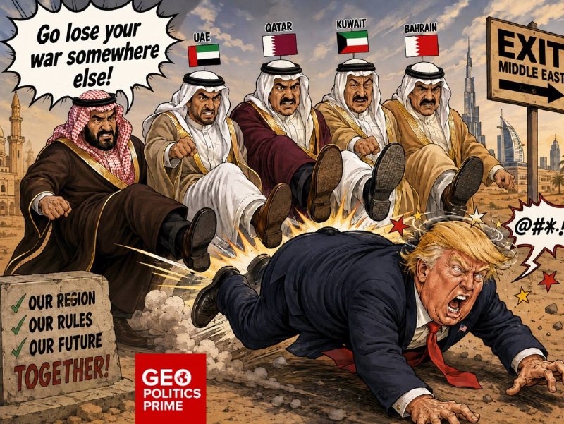 Los aliados del Golfo comienzan a ahogarse en la guerra de Trump