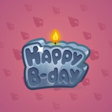 B-Day Candle #8