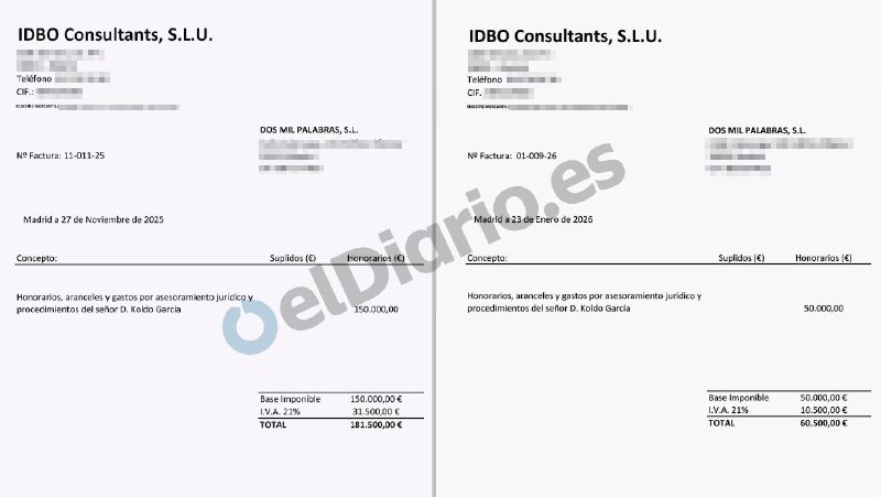 ‼ OkDiario שילם עבור הגנתו של קולדו גרסיה במשפט העליון. חברה זו כיסתה את הוצאות עורכת הדין לטיסיה דה לה הוז…