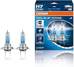 OSRAM COOL BLUE INTENSE H7, +100% más de brillo, hasta 5.000K, lámpara de faro h