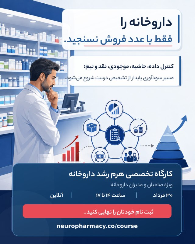 کانال مهارت های بالینی کادوسه: 💊 چند میلیون تومان از سرمایه داروخانه شما همین الان در قفسه‌ها خوابیده؟کالای راکد، خرید نامناسب، کسری‌های تکراری و تصمیم