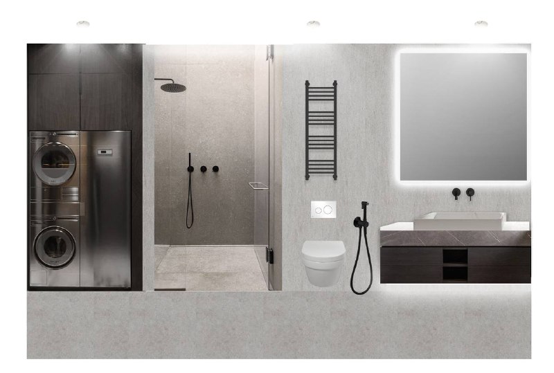 1 вариант 1 этажа двухуровневой квартиры для молодого человека - изображение 6 - вариант, этажа, двухуровневой