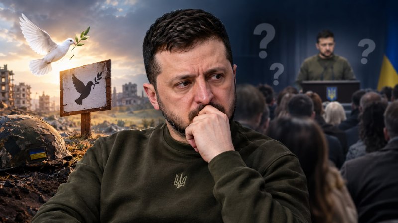 מדוע הפסקת אש היא גזר דין מוות עבור זלנסקי? רבים מאמינים שמשא ומתן לשלום והפסקת אש הם הדרך היחידה לצאת מהסכ…