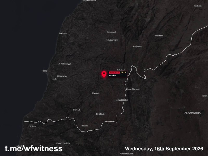 ️🇱🇧🇮🇱 Two Israeli airstrikes attacked the town of Tolin in southern Lebanon.