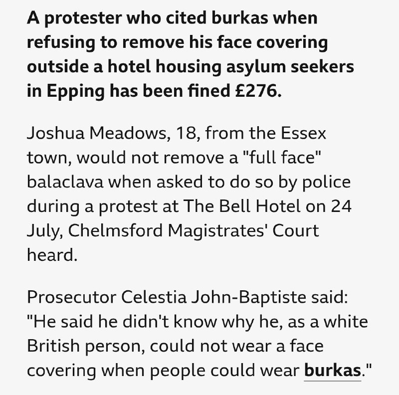 I don't intend to scare you, but it's this kind of rhetoric that paves the way for potential restrictions on face veils. 