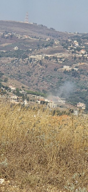 🚨מהפצצת הארטילריה הישראלית על העיירה החולה