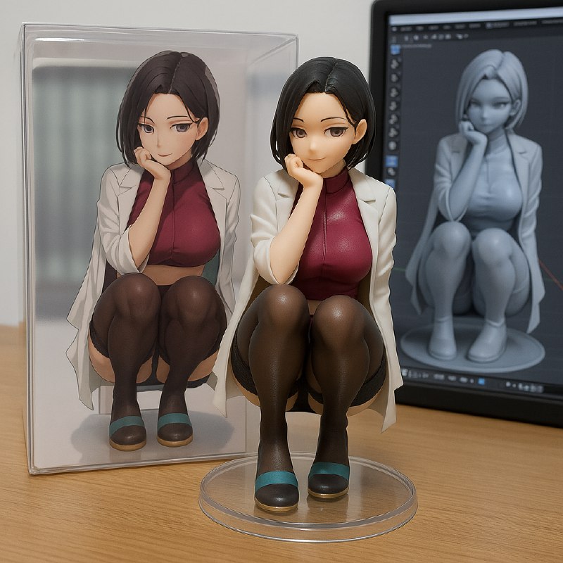 基于nano-banana模型非常优秀的改图能力，把平面动画角色转成3D手办的玩法这几天很火，不过我自己在LMArena测试了一会儿，发现它对纯血二次元图片的转化其实不太理想，改出来的成品都更像是亚克力的吊牌而不是手办，反而让我抽到的Qwen-Image出图效果意外的好