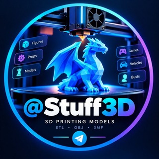 Telegram profile photo for High-Quality 3D Printable Models