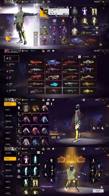 دنیای اکانت فری فایر freefire: 17800. Gh
