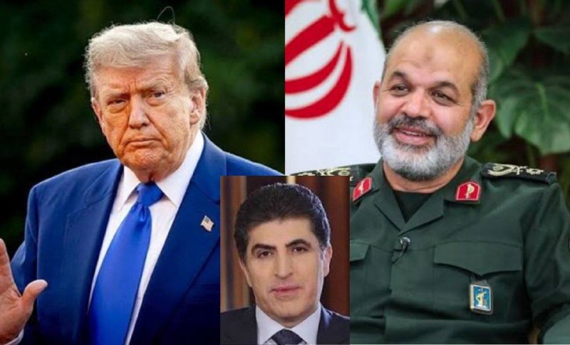 اخبار انلاین،دلار،طلا،خودرو،بورس🔖: 🔴 امواج میدیا : طی روزهای گذشته ترامپ سعی کرده تا از طریق بارزانی،رئیس اقلیم کردستان عراق با سردار وحیدی فرمانده سپاه ار