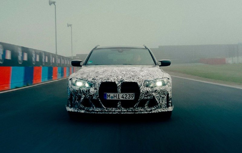 BMW тестирует спортивный универсал M3 Touring в версии CS 2