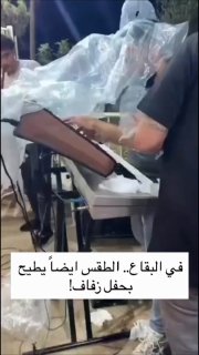 בבקעה...מזג האוויר הורס גם חתונה!