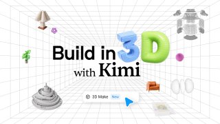 Kimi 3D, ובכן, עבור 3D-generators Moonshot AI נתן 3D איפור - צמח המחבר בינה מלאכותית ל-Beler, CAD-מערכות וכ…