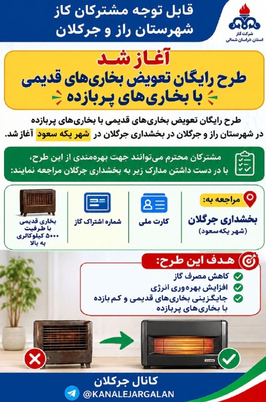 کانال جرگلان: 🔻با سلام خدمت همشهریان عزیز همانطور که روز قبل اعلام گردیم و طبق توضیحات موجود در تصویر بالا در بخشداری جرگلان در شهر ی