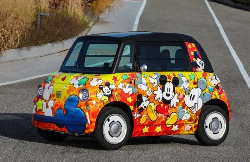 Fiat к столетию Disney выпустил серию “Миккимобилей” 3