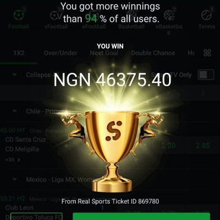 Bet & Signal Bet9ja/Sportybet/1xbet/22bet codes Telegram Group Link