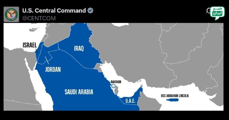 خبر اصفهان: سنتکام نقشه‌ای را منتشر کرد که در آن، نوار غزه و کرانه باختری به‌عنوان بخشی از اسرائیل نشان داده شده‌اند! @Isfahan_news2
