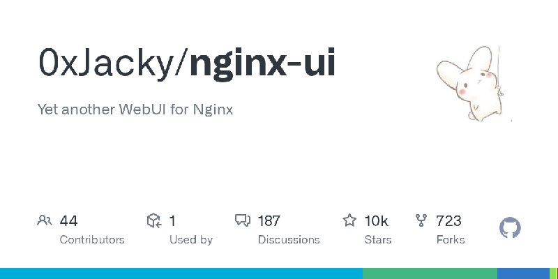 GitHub - 0xJacky/nginx-ui: Yet another WebUI for Nginx