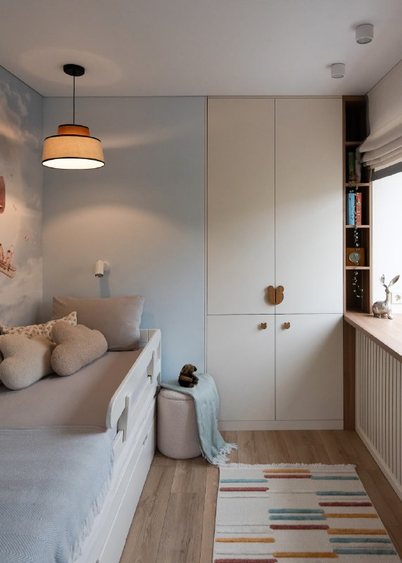 Как обновили уставшую двушку 42 м в хрущевке максимум функциональности и хранения Перед дизайнером Ириной Первушиной стояла задача создать функцион... - изображение 4 - хранения, интерьер, обновили