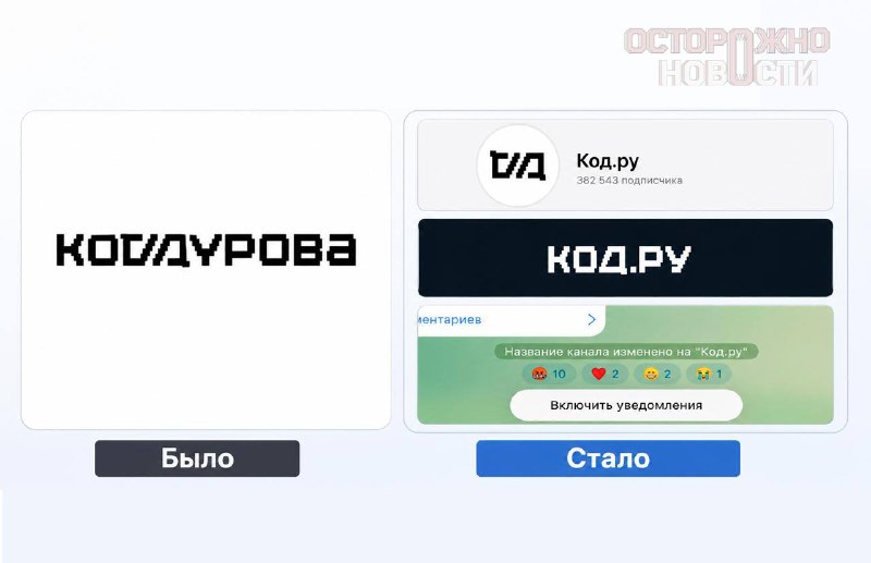 Издание «Код Дурова» сменило название на «Код.ру» после внесения предпринимателя в список экстремистов