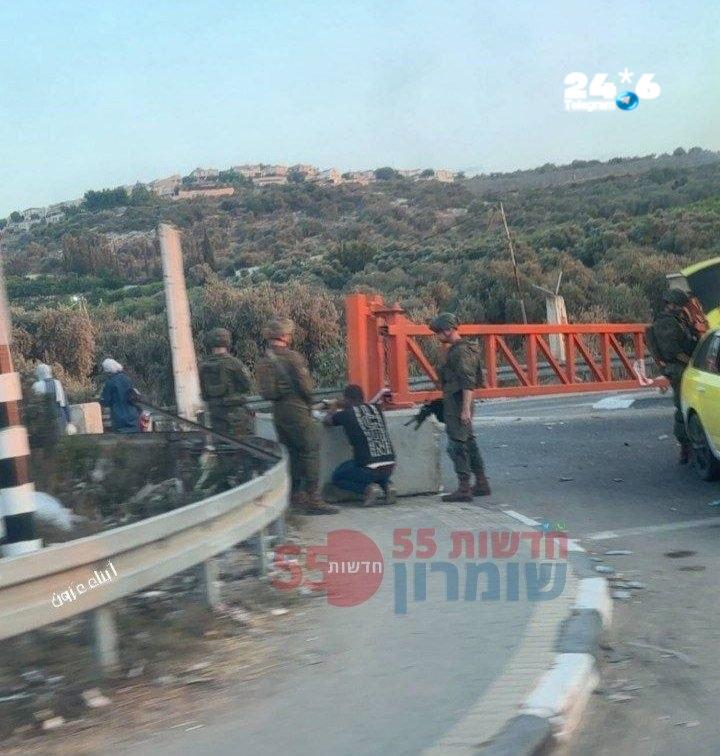 🇮🇱 נבי אליאס: כוח צה"ל עצר חשוד שניסה לפרוץ את שער הכניסה לכפר, שנחסם בעקבות השלכת בקבוקי תבערה בשבוע שעבר.