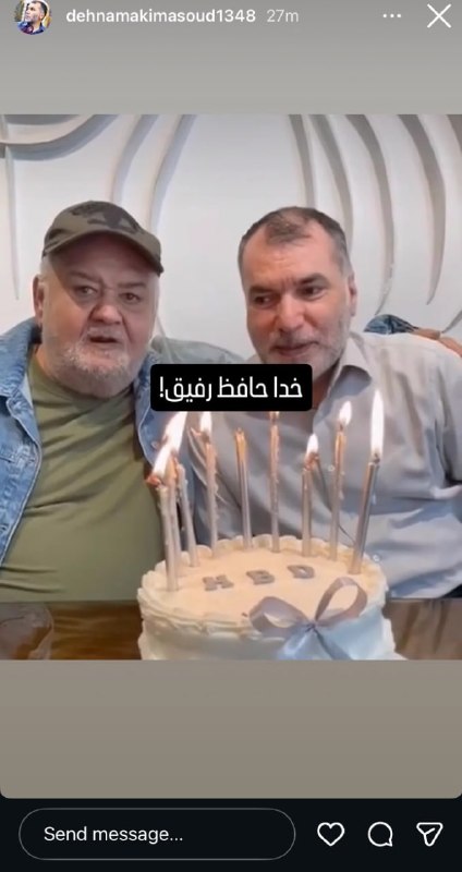 תגובתו של דנמאקי למותו של אכבר עבדי: להתראות חבר&33;