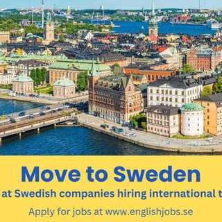 English Jobs in Sweden Telegram Group Link