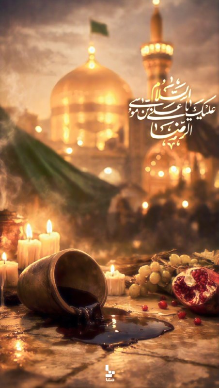 متنا (خراسان شمالی): #پوستر | بهترین نقطه دنیا حرم سلطان است. امام رضا: واحد گمشدگان حرمت بیکار است، گم شدن در حرم تو خود پیدا شدن است#ایران_