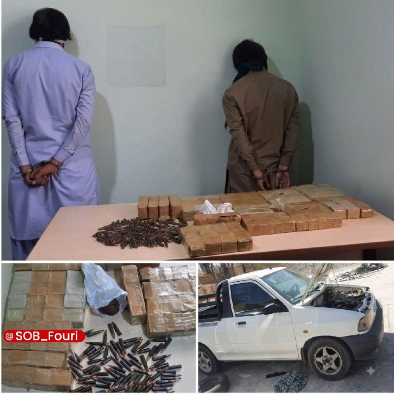 سیستان و بلوچستان فوری: قاچاق سلاح و مهمات در سراوان؛ کشف بیش از ۲۹۰۰ فشنگ جنگی🔹فرمانده انتظامی شهرستان سراوان از دستگیری دو نفر از قاچاقچیان سل
