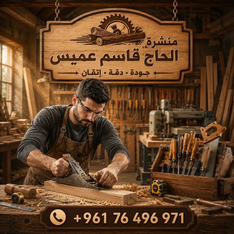 מנסרת חאג' קאסים אמיס מודיעה על קבלת הזמנותיכם