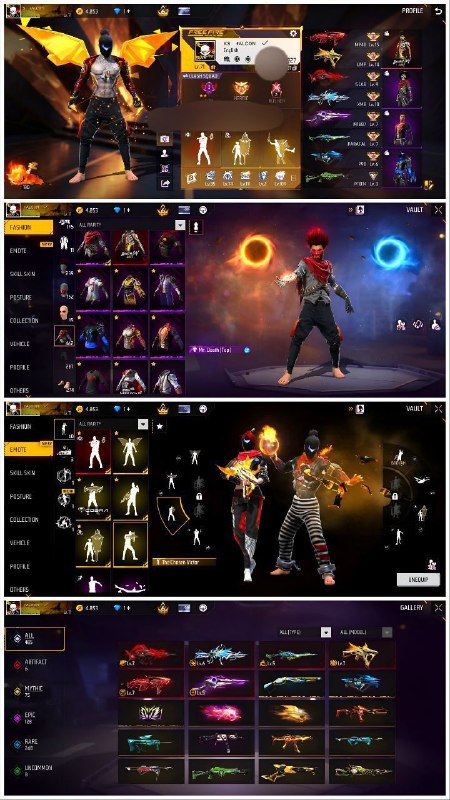 دنیای اکانت فری فایر freefire: 17. Gh