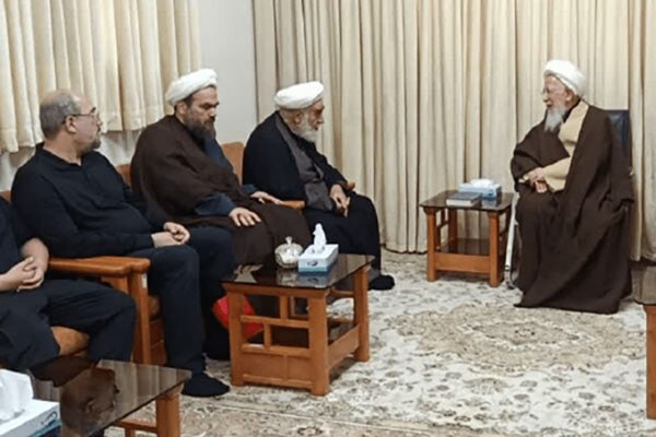 خبرگزاری مهر: دیدار رئیس دفتر رهبر شهید انقلاب اسلامی با آیتالله جوادی آملی🔺حجتالاسلام محمدی گلپایگانی، رئیس دفتر رهبر شهید انقلاب ا