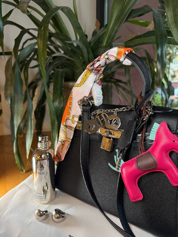 Hermes Hermes Kelly Black Silver, фото 8