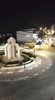כוחות הכיבוש מסתערים על העיר סלפית, בגדה המערבית.