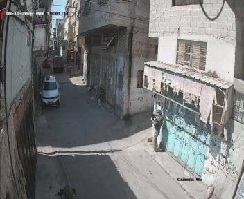 חי"ר של דיוויזיה מצבא הכיבוש פרוס בסמטאות מחנה בלאטה