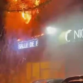 At least 22 people have died in a fire at a banquet hall in Kinshasa,