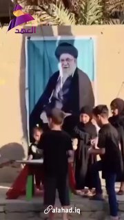 ערוץ אל-עהד: ילדים עיראקים מקיימים תהלוכה לזכר ח'אמנאי