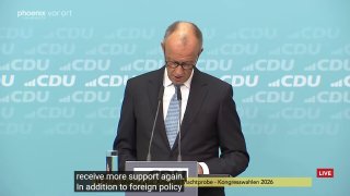 German Chancellor Merz: We - and I am certainly not excluding myself - are quite clear that we have failed in recent months to connect the federal government's reform efforts and their long-term benefits with a positive future outlook for large parts of the population.