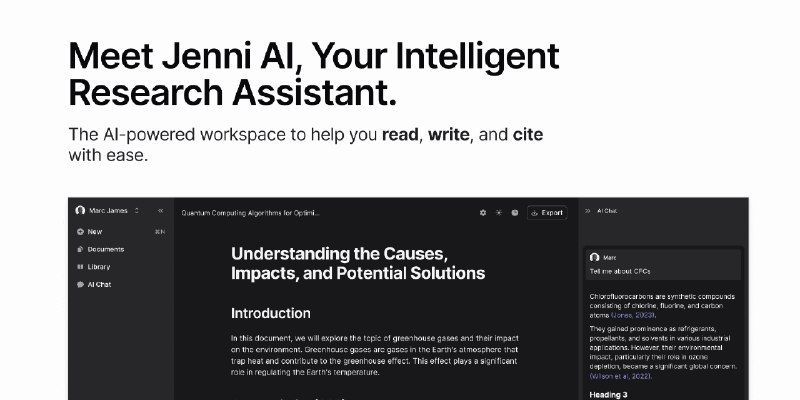 Jenni | AI Academic Writer & Research Tool for Students & Academics