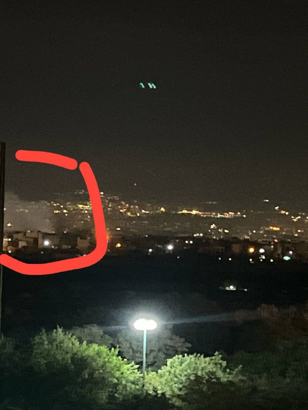 🚨 שלום, אומיד, דרומית לטהרן, היה פיצוץ ואז התחילה השריפה