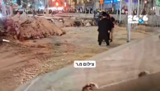 🇮🇱 תיעוד נוסף מהפגנת במתחם הרכבת הקלה.