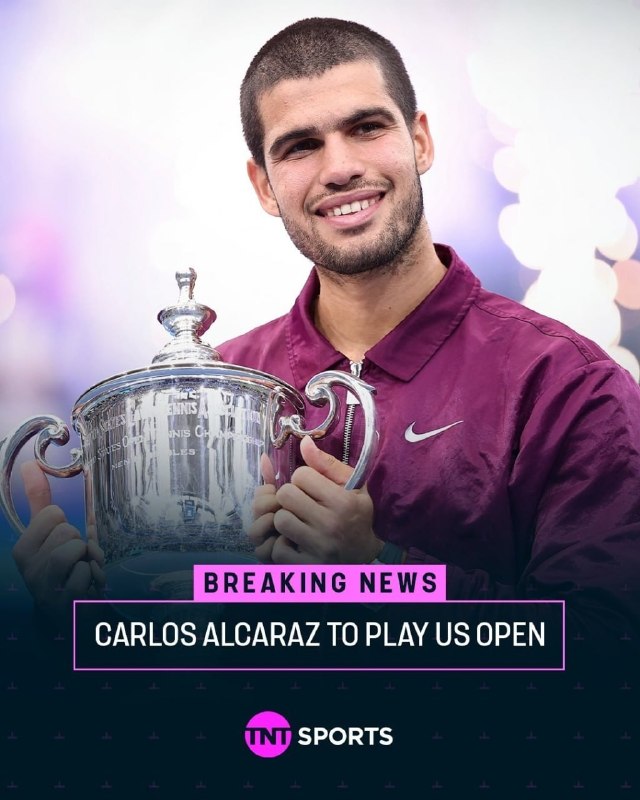 فرتاک ورزشی: ⌛ بازگشت کارلیتوس به زمین تنیس؛🎾 حضور کارلوس آلکاراز برای دفاع از عنوان قهرمانی🎾 ستاره اسپانیایی دنیای #تنیس که 4 ماهی ب