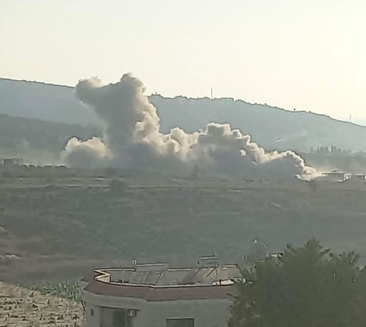 Urgent: Occupation aircraft launch a raid on the town of Mansouri, south of Lebanon.